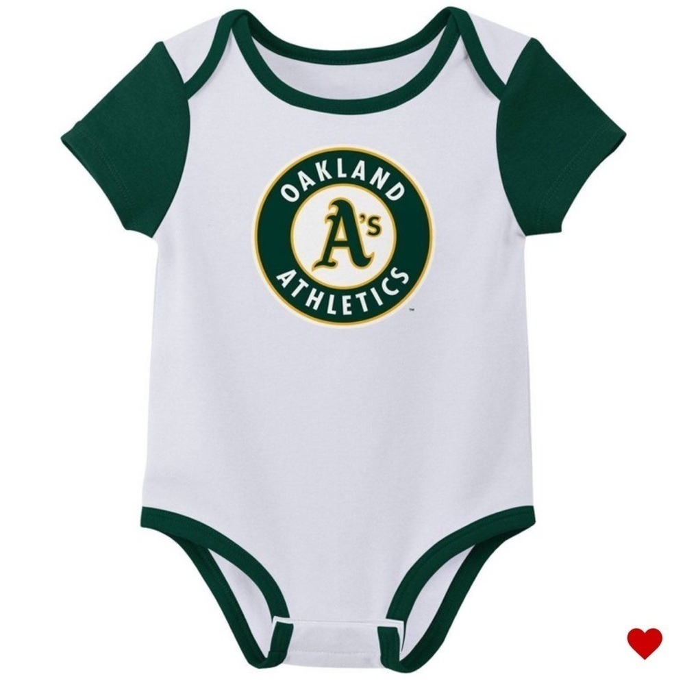 MLB Oakland Athletics Infant Boys' Onesie Bodysuit 6/9 months / Brand new